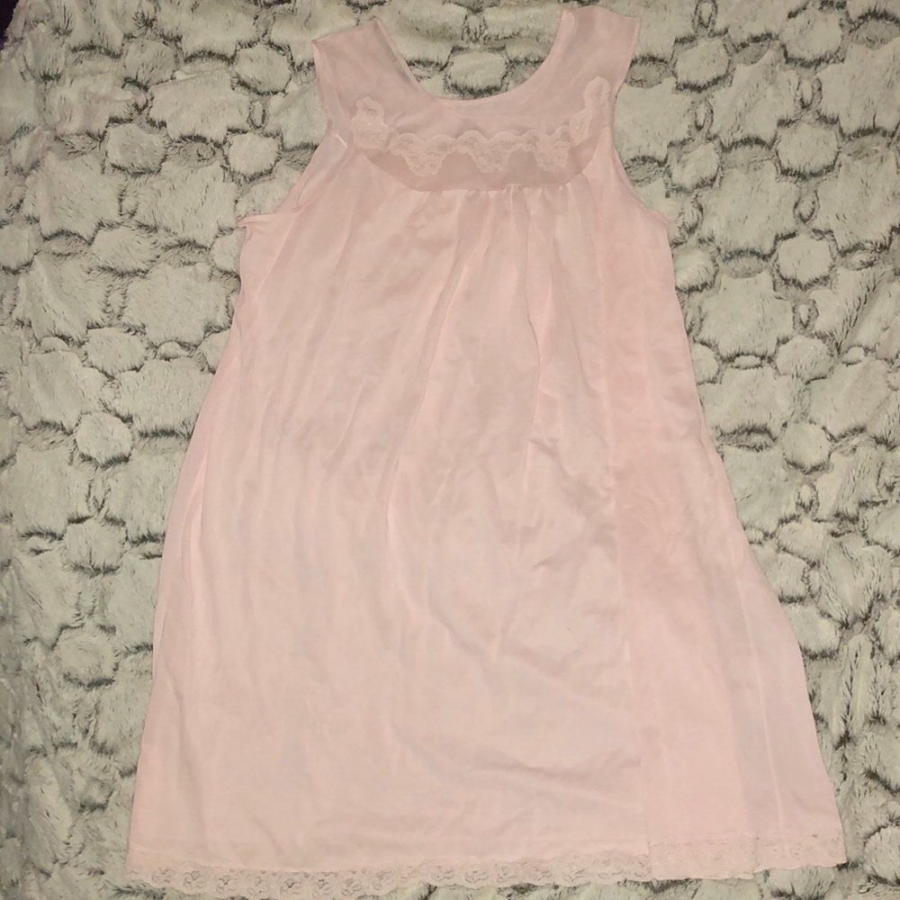 Light pink see through nightgown